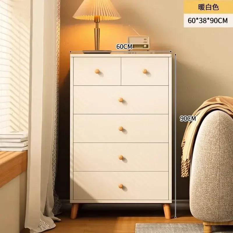 Modern Chest Cabinet Living Room Storage Locker with Drawers Sideboard Buffet Cabinet for Living and Dining Room Indoor Entryway