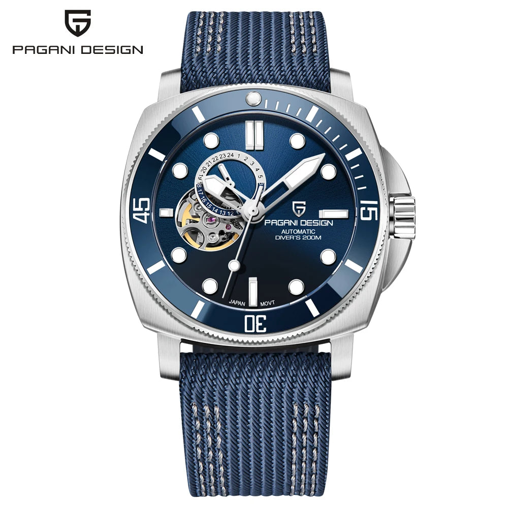 2024 New PAGANI DESIGN Men Mechanical Wristwatches Luxury Mens Watches Automatic Watch For Men Sapphire Mirror Waterproof Sports