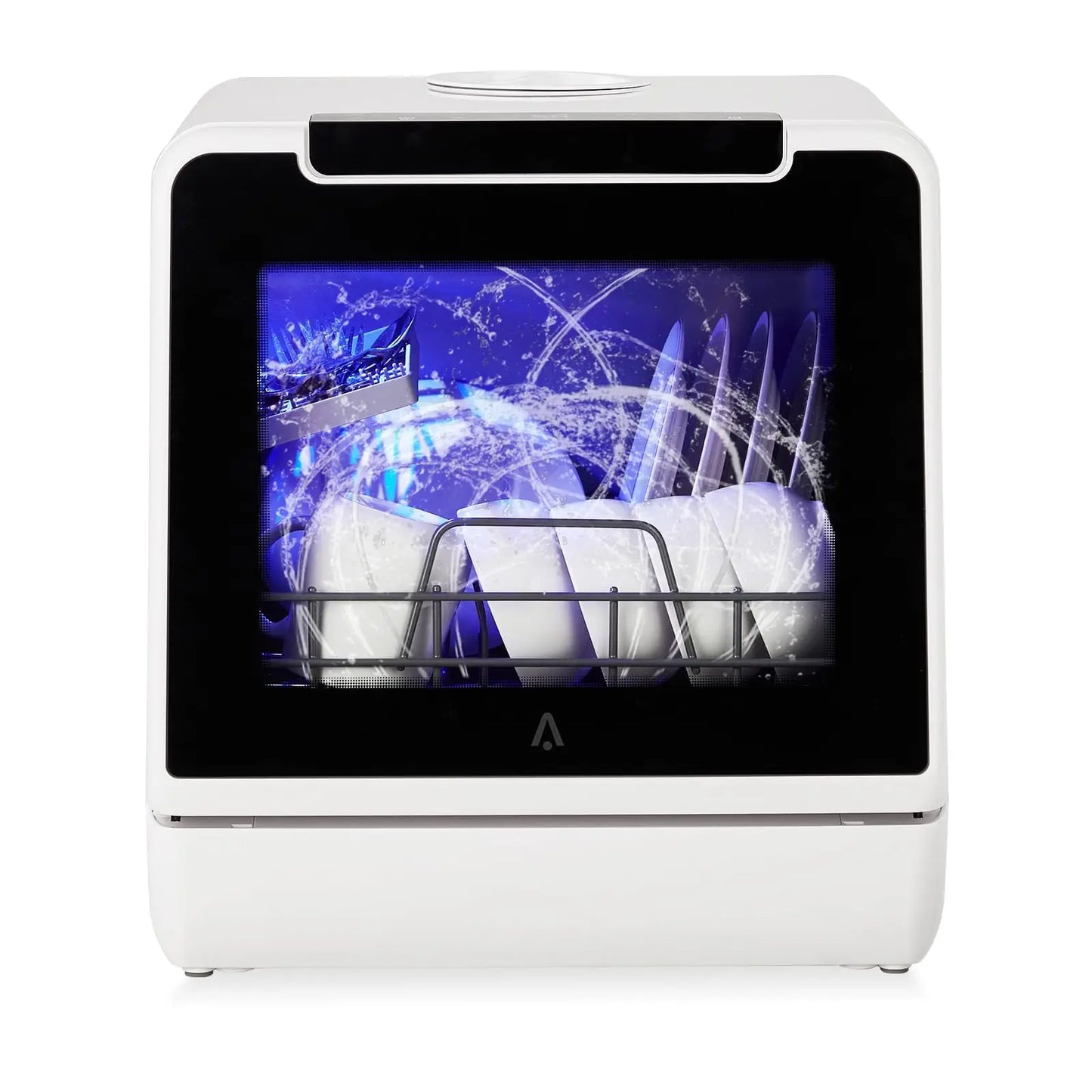 Portable Dishwasher Countertop, Dishwasher Countertop 5L Built-In Water Tank, No Hookup Needed, 5 Washing Programs