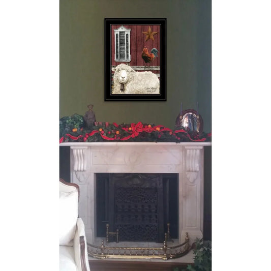 "Good Morning" by Billy Jacobs Ready to Hang Framed Print Black Frame