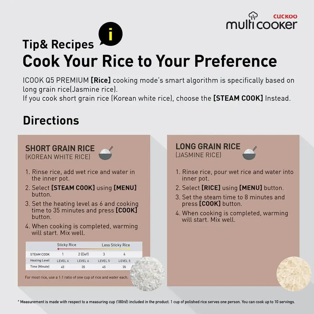 5QT Electric Pressure Cooker Multi-Function Cooker with 10 Menu Options Stainless Steel Pot Smart Cooking Timer Safe Steam