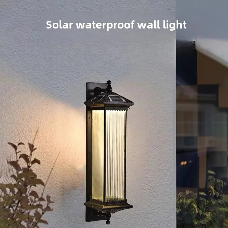 American European Style Hotel Villa Big Outdoor Wall Lamp Modern Waterproof Long LED Wall Sconce For Garden Gate Porch