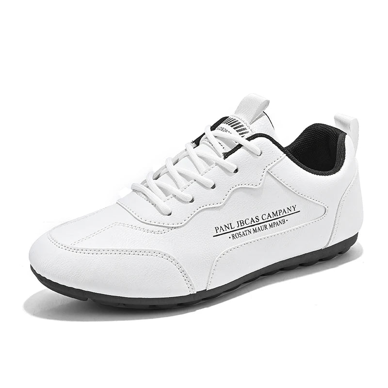 2025 New High Quality Round Foot Flatform Mens Runners Man Black Sneakers Running Shoes Sports Soft Sole Wear-resistant Sneakers