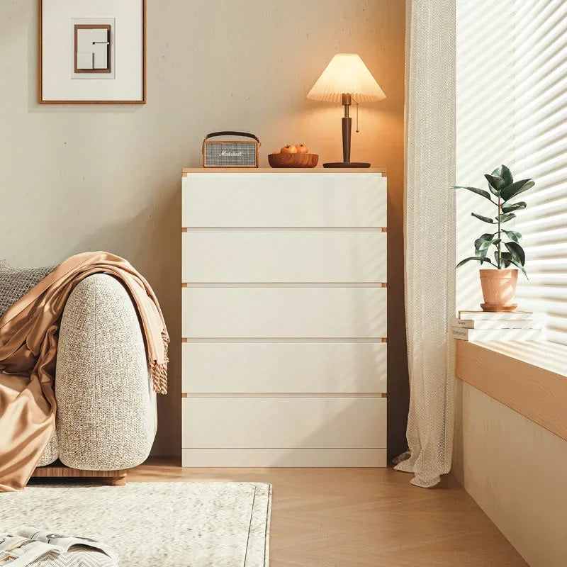 Modern Chest Cabinet Living Room Storage Locker with Drawers Sideboard Buffet Cabinet for Living and Dining Room Indoor Entryway