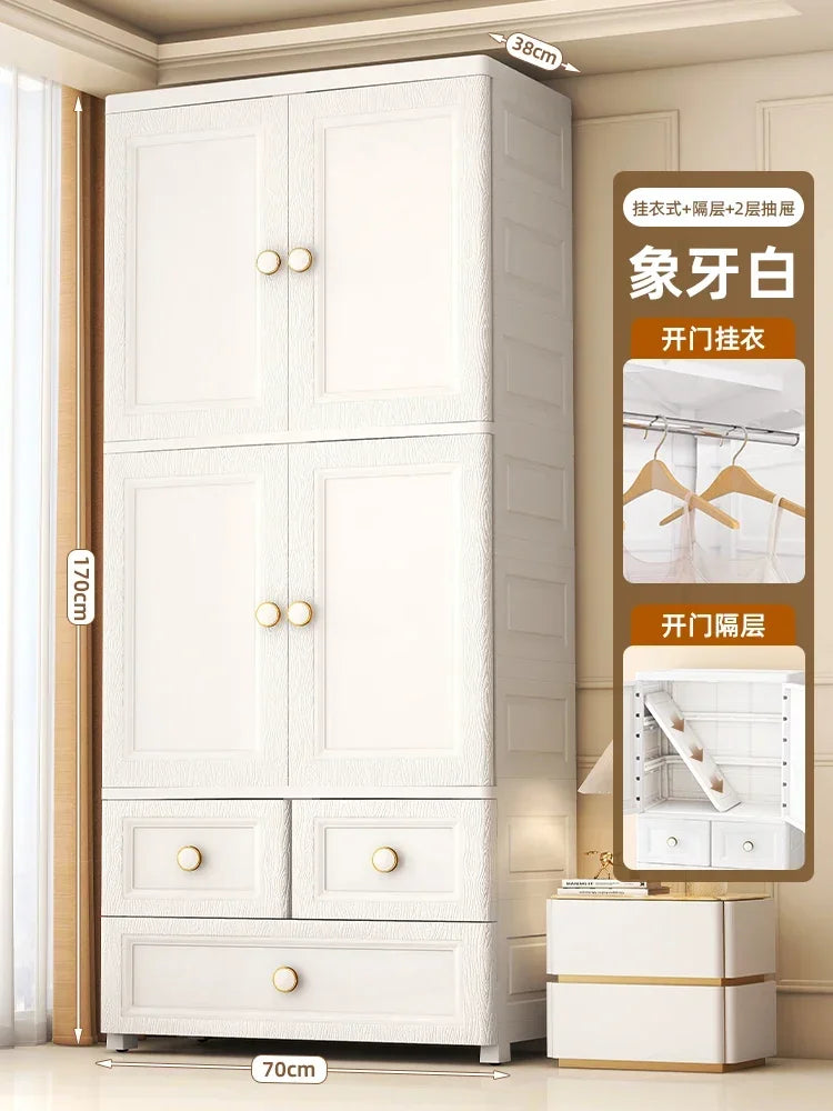 Modern Waterproof Wardrobe Bedroom Luxury Dressing Clothing Wardrobe Storage Living Room Shelf Roupeiro De Hotel Furniture