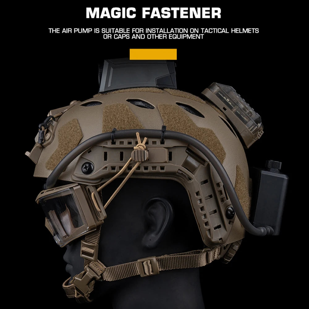 Tactical Goggles Defogging Fan Outdoor Hunting Shooting Airsoft Goggle Anti-fog Kit Hiking Ski Motorcycle Safety Protection Gear