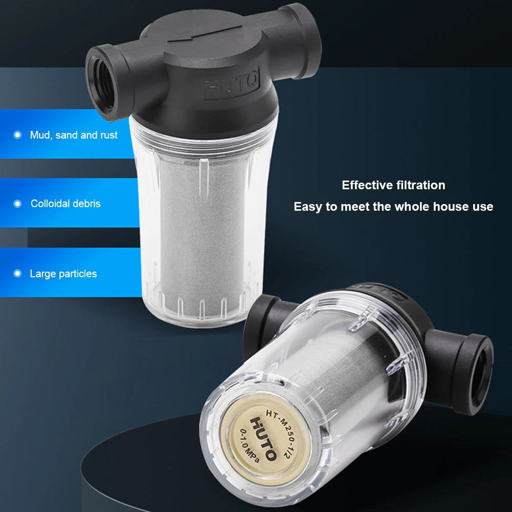Water Tower Pipe Pre-Filter Faucet Front Purifier Filters 80mesh Filtration Precision Whole House Sediment Water Filter for Home