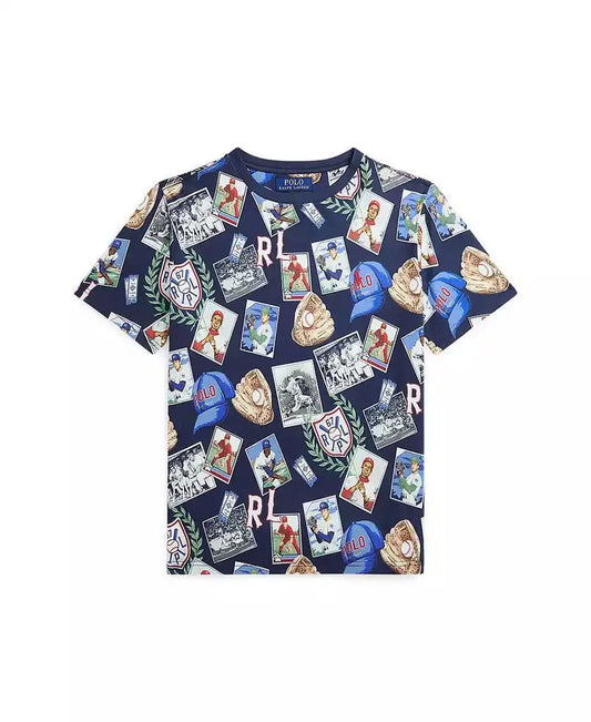 Polo Ralph Lauren | Big Boys Baseball-Print Jersey T-Shirt