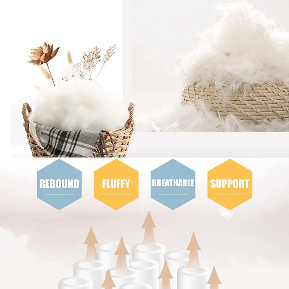 Double Egg Chair Cushion for Outdoor Patio Hammock Swing with Stand, Waterproof Wicker Loveseat Cushion