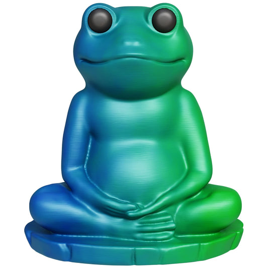 PLA Office Decorations, Cute Frog Statues For Home Decor, Sculptures Home Decor, Figurines Home Decor, Frog Meditation Yoga Deco