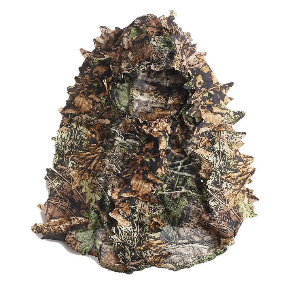 Camouflage Leafy Hat 3D Full Face Mask Headwear Camo Hunter Hunting Accessories Camping Hunting Tactical Cap Hunting Equipment