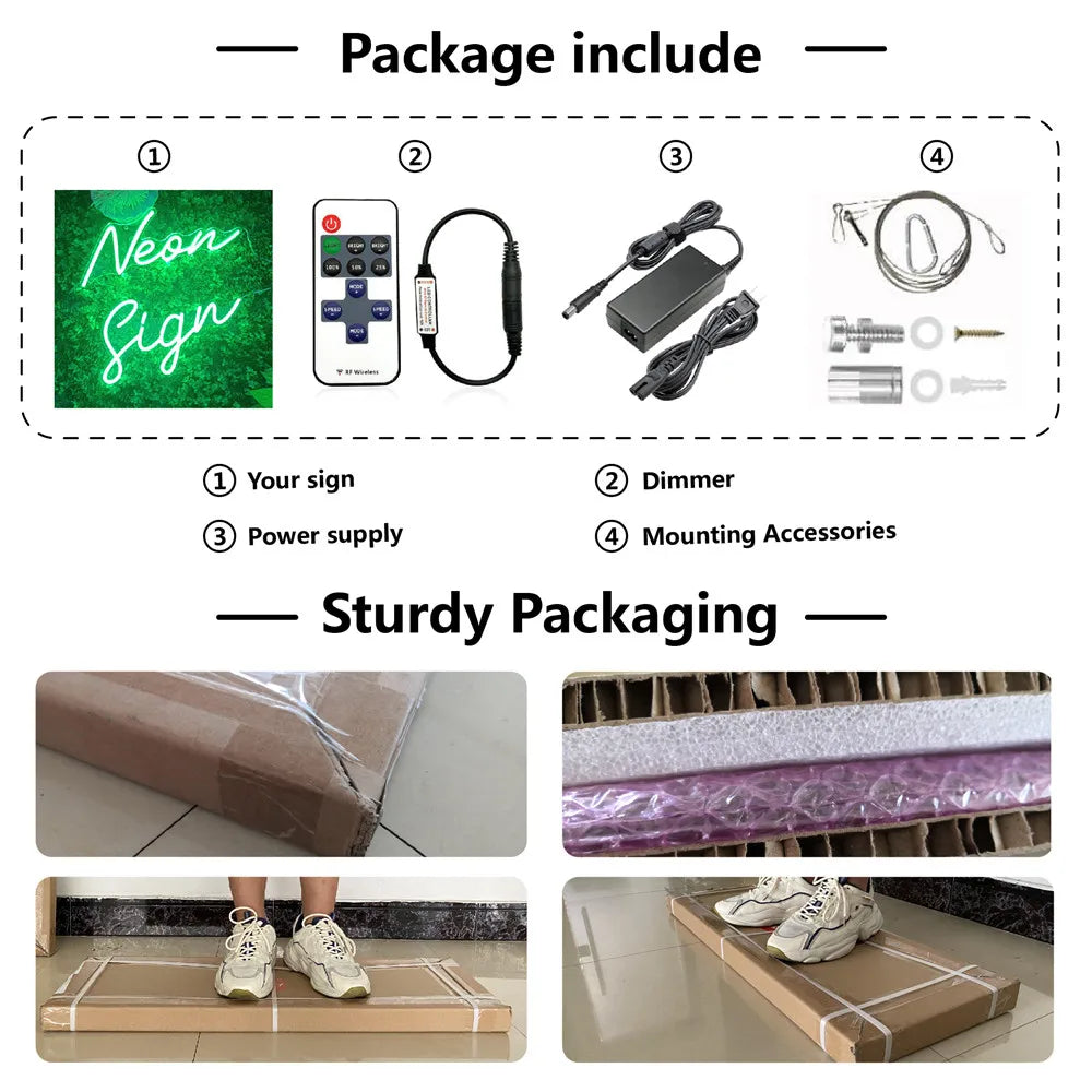 Custom Ramadan Kareem Neon Sign Light Wedding Party Home Bedroom Shop Crescent Islamic Home Yard Wall Art Decor Party Decor Gift