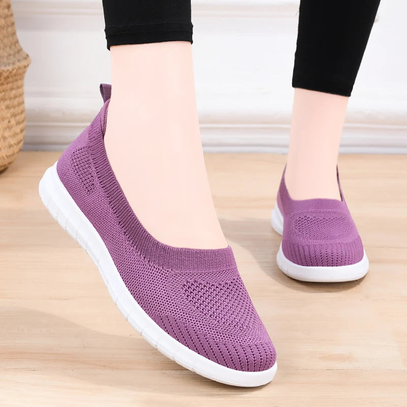 Fshion Women's Summer Footwear Platform Loafers Ladies Ballet Flats Female Sneakers Comfortable And Elegant Women's Shoe