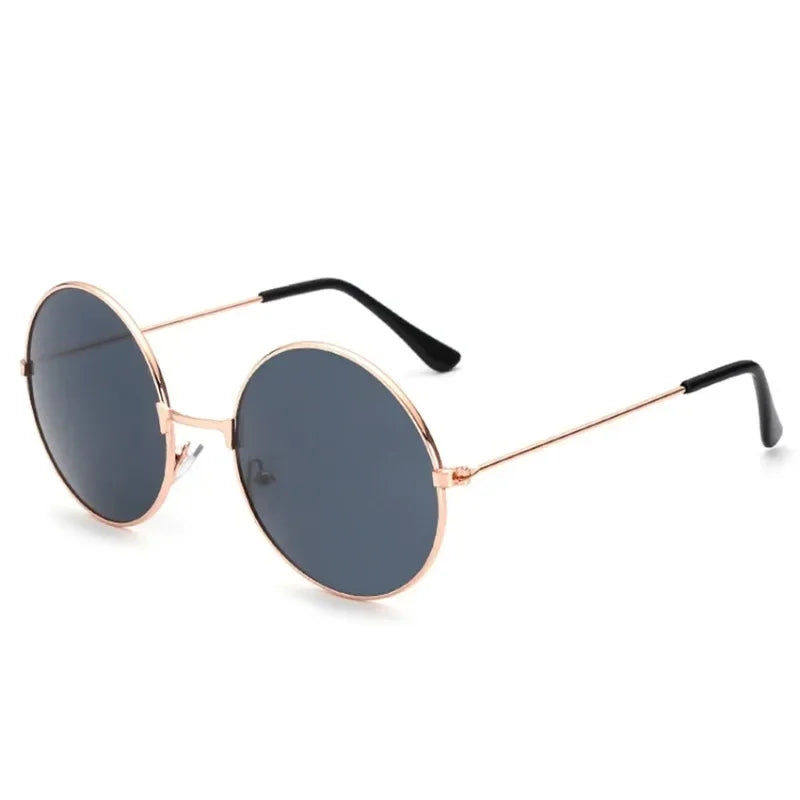 Women's Sunglasses Mens Round Ladies Fashion Mirror Glasses for Women Men Vintage UV400 Protection Sun Retro Eyewear EE06