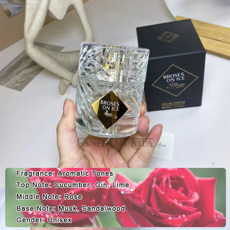 50ml Brand Men's Cologne Parfum Lasting Natural Floral Fruity Ice Rose Flam Wormwood Apple Brandy Pheromone Fragrance Women