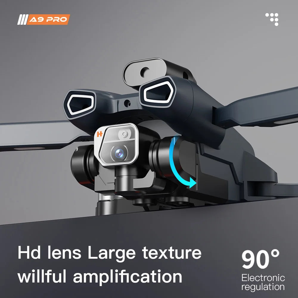 New A9 PRO 4K Drone 5G WIFI FPV 8K HD Camera Helicopter Brushless Foldable Obstacle Avoidance Professional RC Quadcopter Toy 3KM