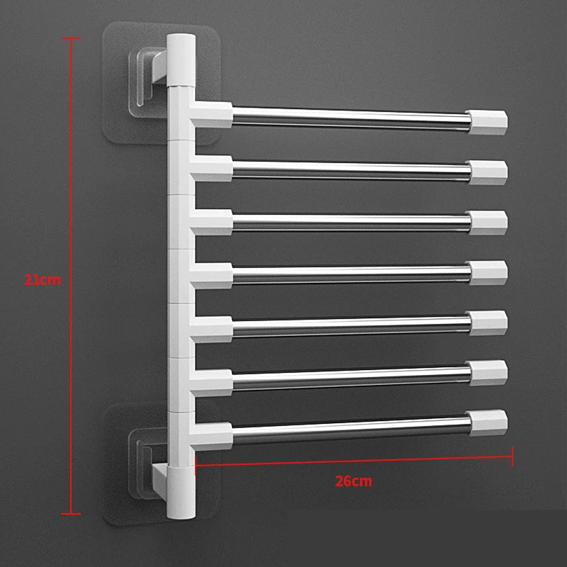 Towel Rack Bathroom Accessories Sets Kitchen Wall Shelf Without Drilling Mounted Organizers Storage Stainless Bath Shelves