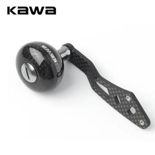Kawa 1pc Fishing Reel Handle Carbon Fiber Materails Super Light Suit For Shi/D/Ab Series Casting Double Reel Handle AccessoryDIY