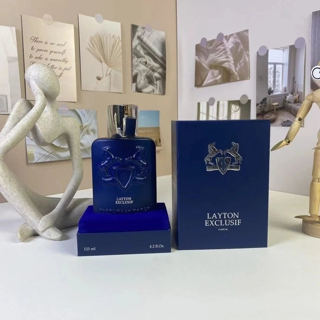 125ml Mens Cologne Long-lasting Fragrance Clinton Royal Essence for Dating Business and Gift EDP Solemn Premium Gift Box Perfume