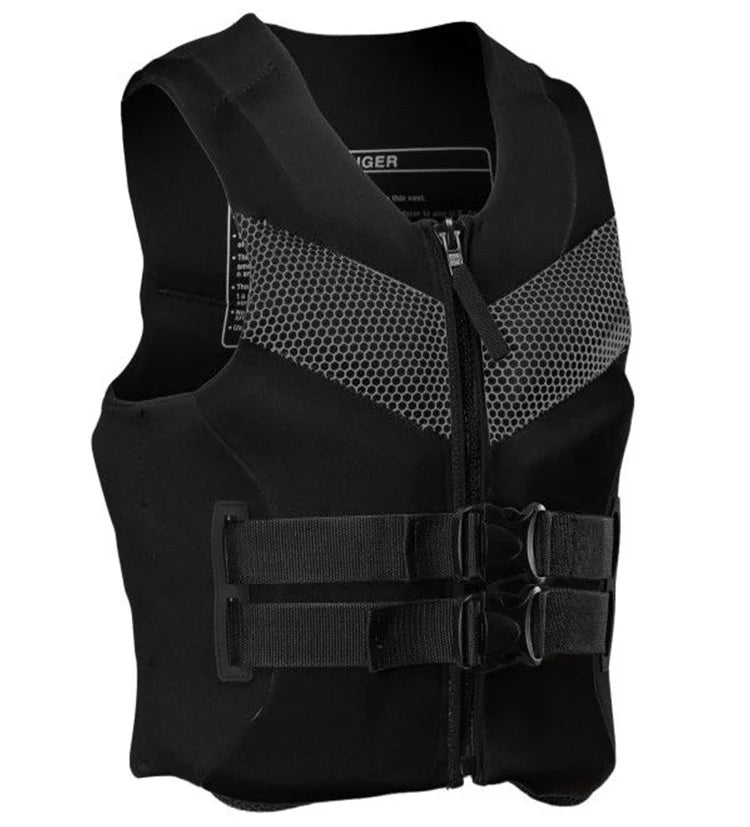 Life Jacket Neoprene Buoyancy Swimming Drifiting Boating Kayaking Vest for Adult Men Women Water Sports Kayak Life Vest