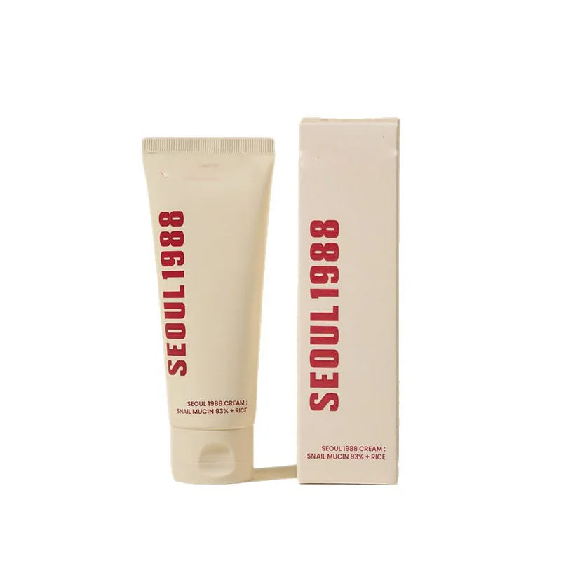 Korean SEOUL 1988 Vita C Retinol Set Face Ginseng Essence,Eye Cream and Snail Rice Cream Lifting Moisturizer Skincare 3pcs Sets