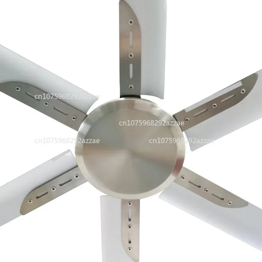 Industrial 120 inch big fan ceiling 6 aluminum blades dc motor large ceiling fan