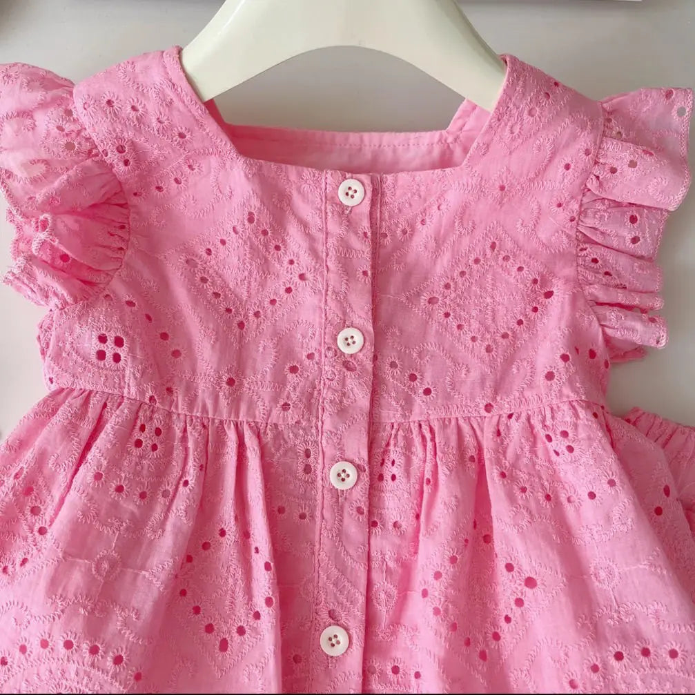 Children's Clothing Sets Fly Sleeve Lace Top + Shorts 2pcs Sets Baby Girl Clothes Kids Clothes Girls Kids Boutique Clothes