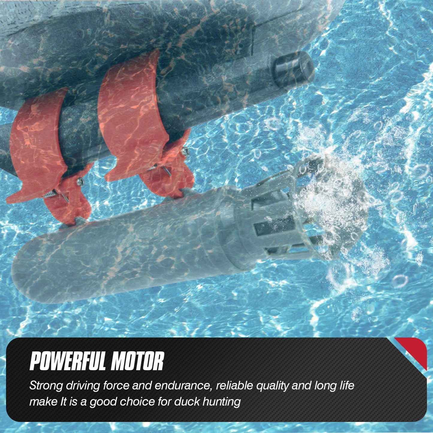 Hunting Decoy Duck Drive Motor W/Clip Waterfowl Decoy Electric Motors for Goose Duck Hunting Outdoor Equipment Hunting Accessory