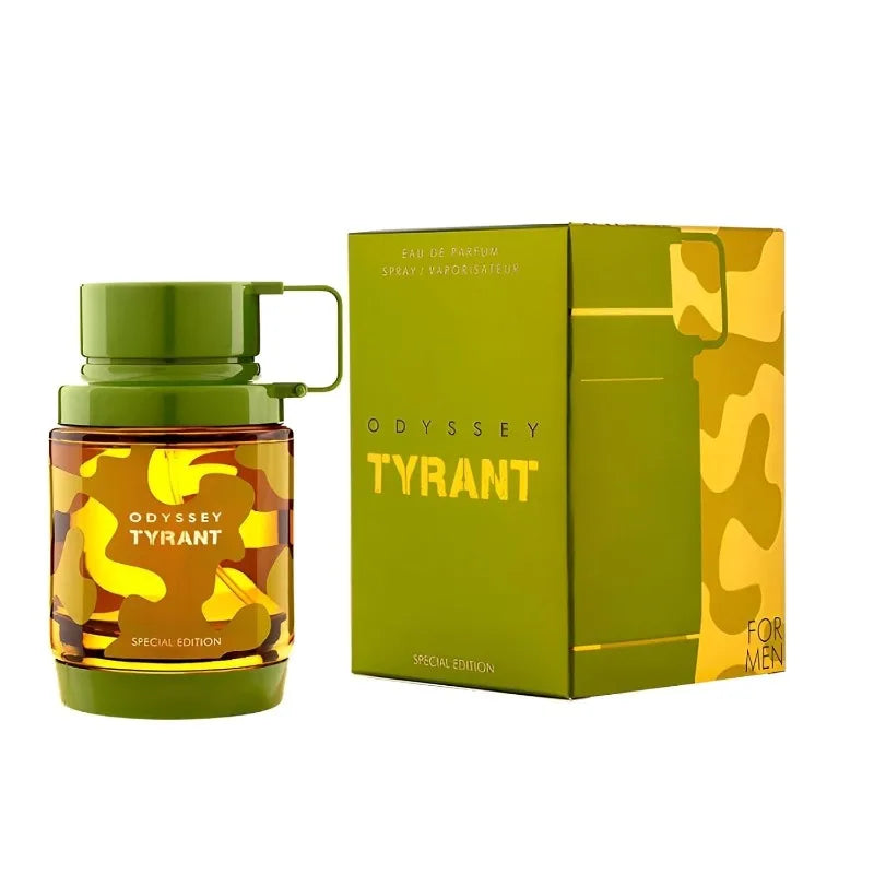 Armaf Odyssey Tyrant Eau de Parfum Spray 100ml Original Arab Perfumes High Quality Lasting Oriental Woody Perfume Men's Cologne