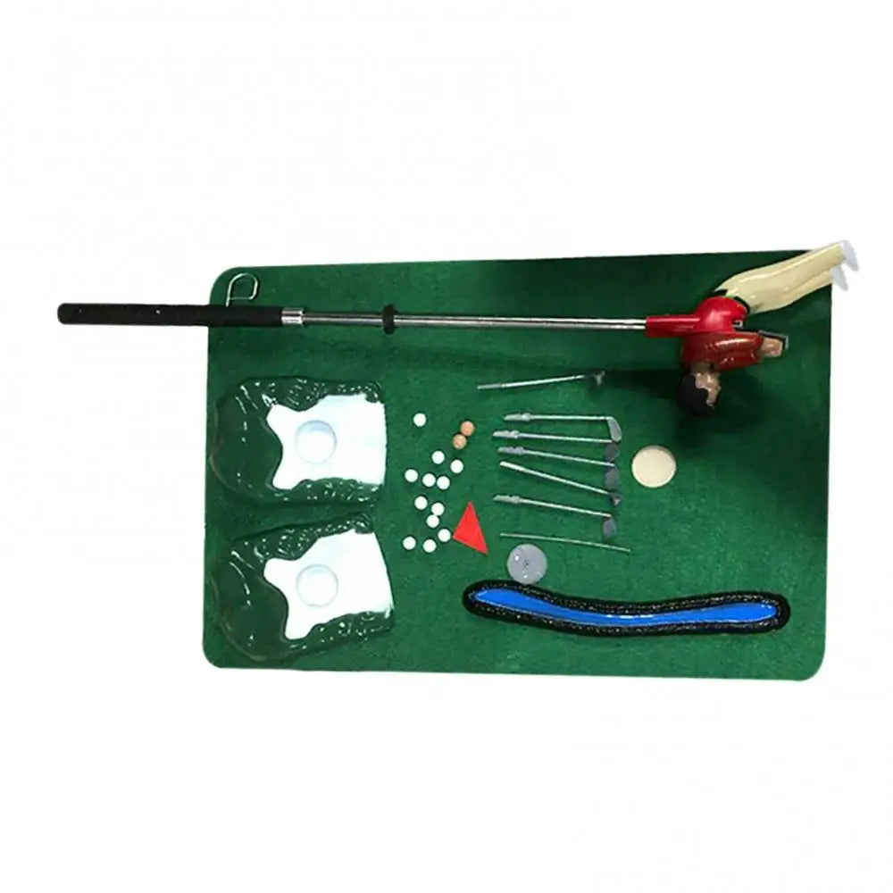Plastic Mini Golf Club Games Set Children Indoor Parent-child Educational Golf Training Aids Golf Club Mini Indoor Table Game
