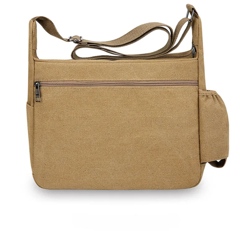 Men Canvas Shoulder Bags Casual Tote Travel Men's Crossbody Bag Luxury Messenger Bags Fashion High Quality Handbag