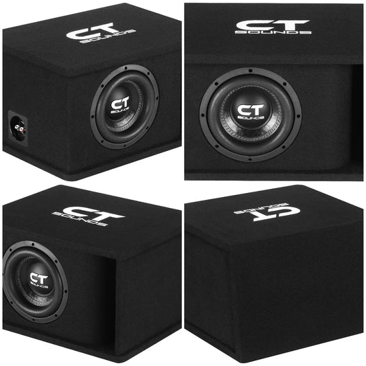Single 8” 800W Loaded Tropo Series Ported Car Subwoofer Box - TROPO-1X8D2
