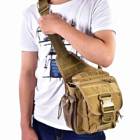 Men Military Chest Shoulder Bag Pack for Travel Hiking Outdoor Equipment Chest Bag Military Chest Bag Chest Pack