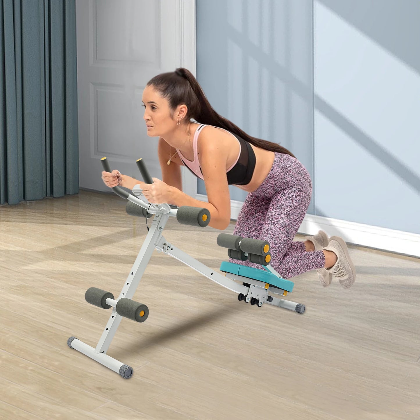 Abs Workout Equipment for Home Gym, Whole Body Workout Waist Trainer for Women&Men, Core Abs Exercise Machine