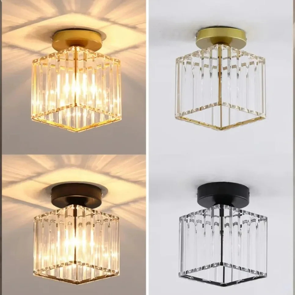 Nordic LED Acrylic Ceiling lamp Aisle Corridor E27 Lamp For Living Room Bedroom Home Ceiling Light Interior Lighting AC 85-265V
