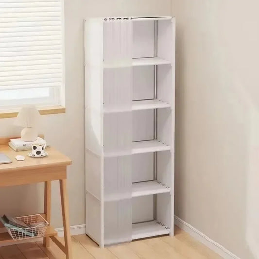 4/5 Layer Wardrobe Storage Rack Large Capacity Dust-proof Cabinet with Curtains Bedroom Simple Clothes Organizer Home Furniture