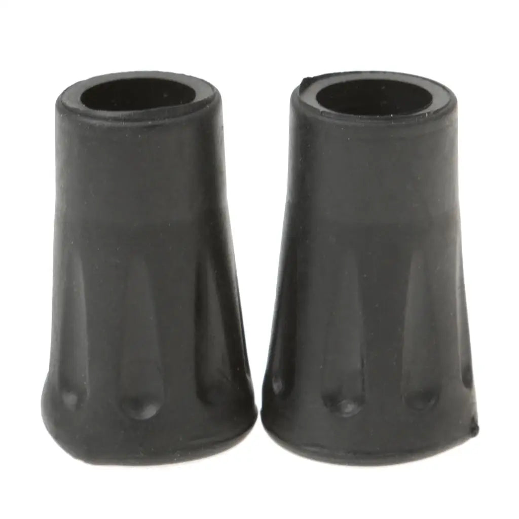 4 Packs Trekking pole Hiking pole tip Walking stick tips 4cm Black