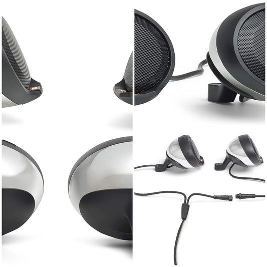 Bluetooth Handlebar Speaker kit - (Chrome) (Requires Specific Bolt Kits - NOT Included)