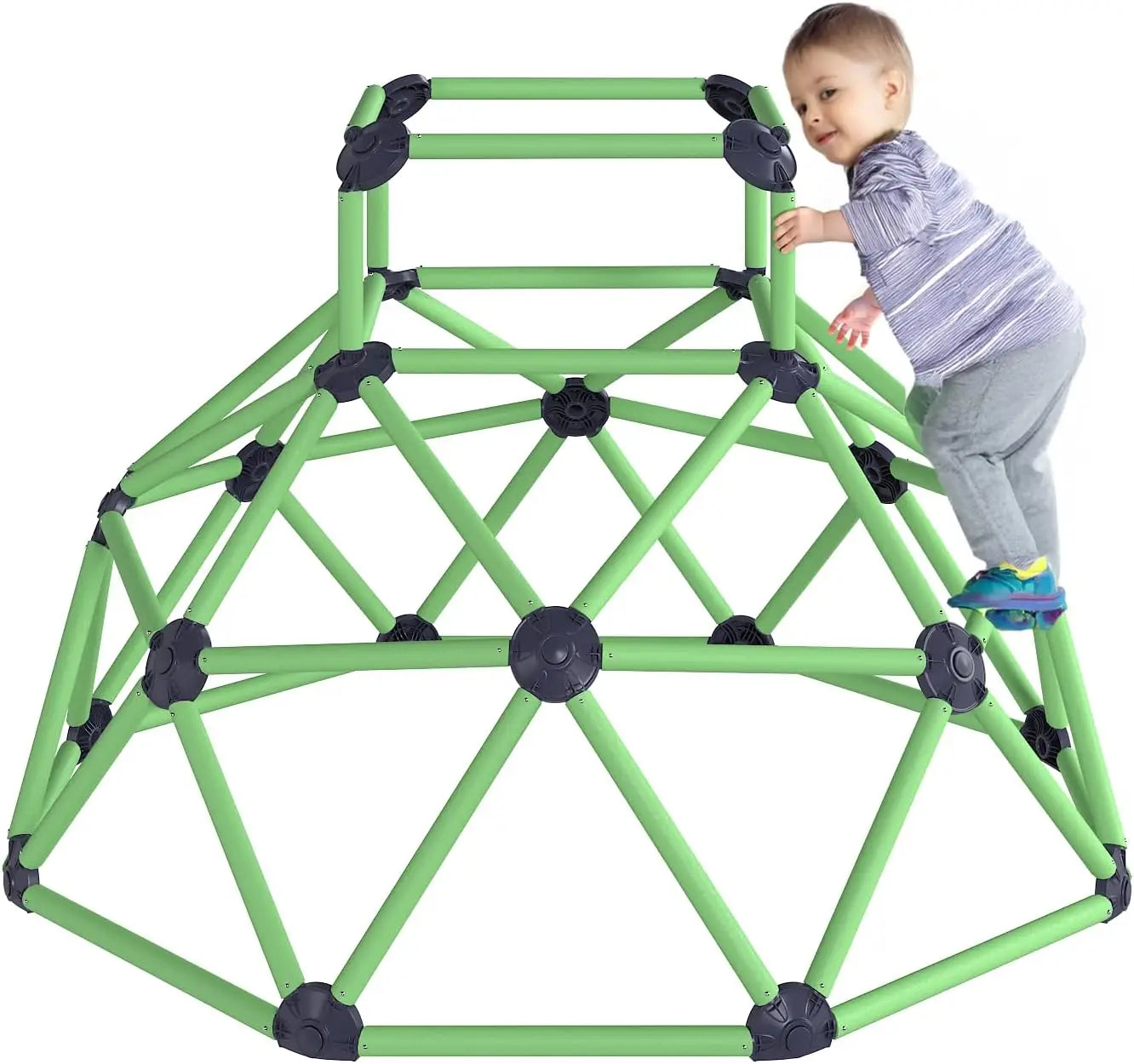 Climbing Dome for Kids,7.5 FT Dome Climber Outdoor and Indoor Toys PP Climbing Tower Play Equipment Geometric Dome Jungle Gym Ea