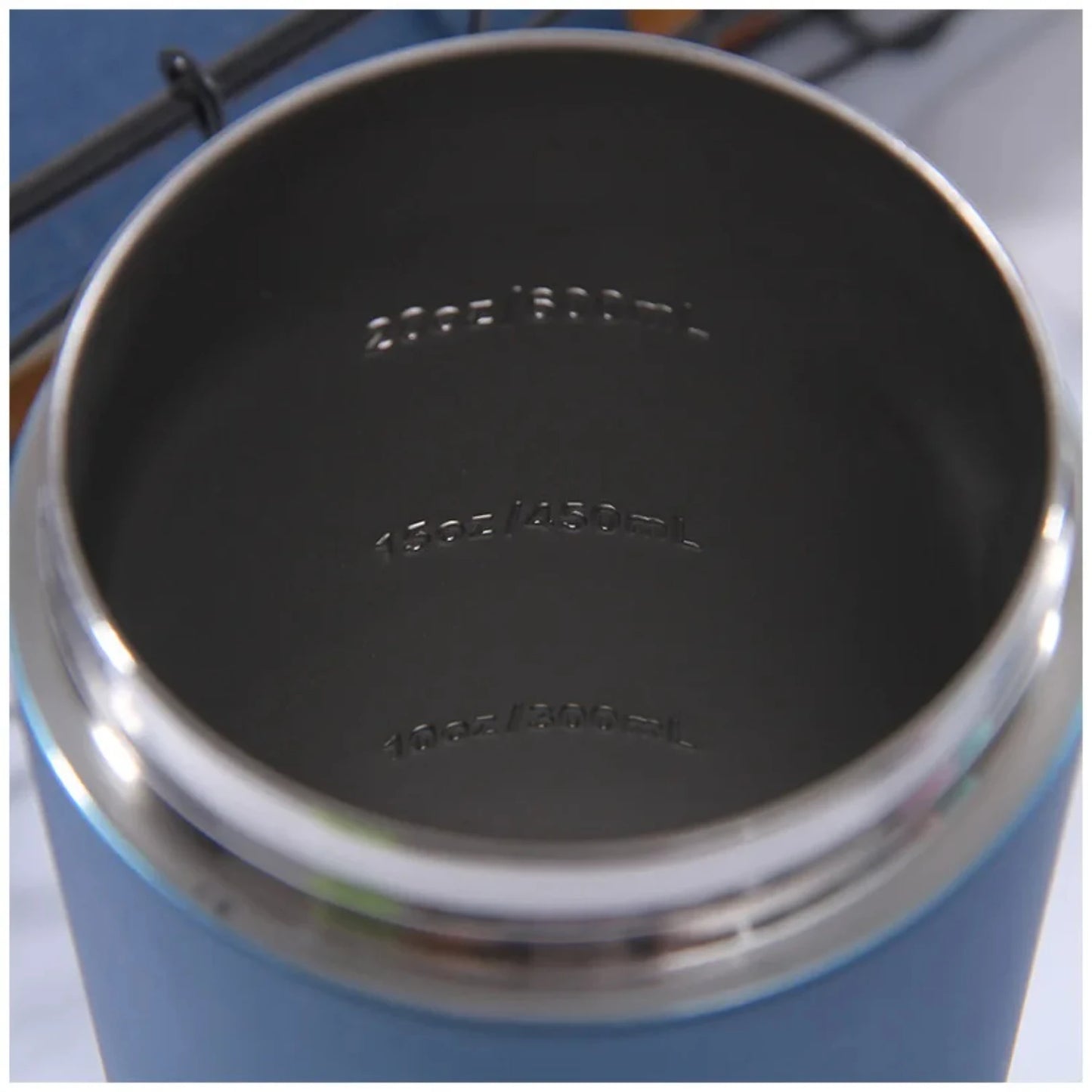 Double Layer Stainless Steel Thermos Cup 26oz Fitness Protein Powder Shake Cup Multifunction Sports Water Bottle