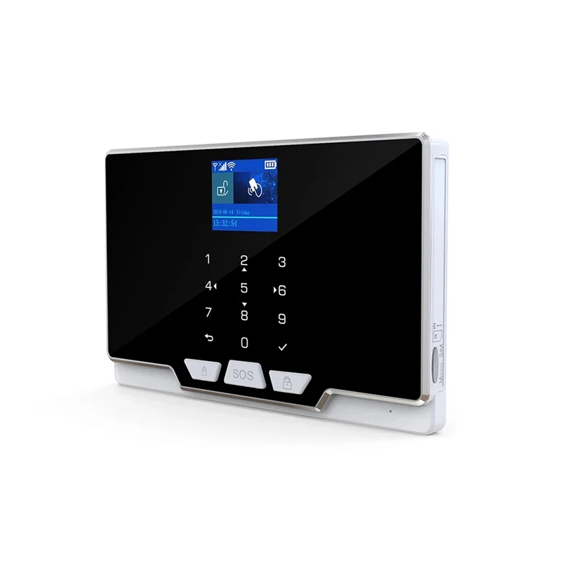 Residential Smart Life GSM Wifi Alarms System For House Wireless Security Alarms Home Tuya Smart App Control-A98U