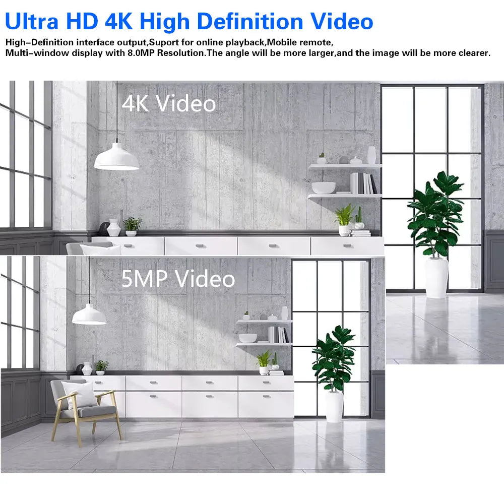 SMART LIFE 4K 8CH PoE NVR 8MP CCTV Security System Face Detection H.265+ Network Surveillance Audio Video Recorder NVR Tuya app