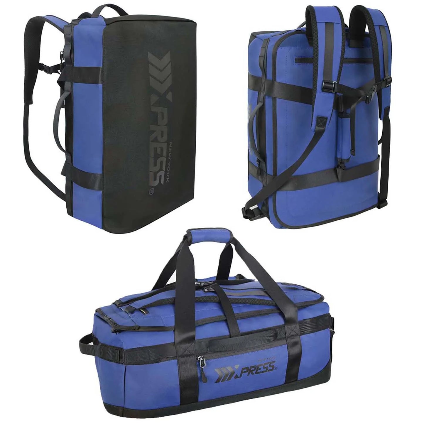 2in1 Travel Backpack Duffle Convertible Duffel Bag with Backpack Straps 40L Large Capacity Luggage Backpack Trip Sport Training