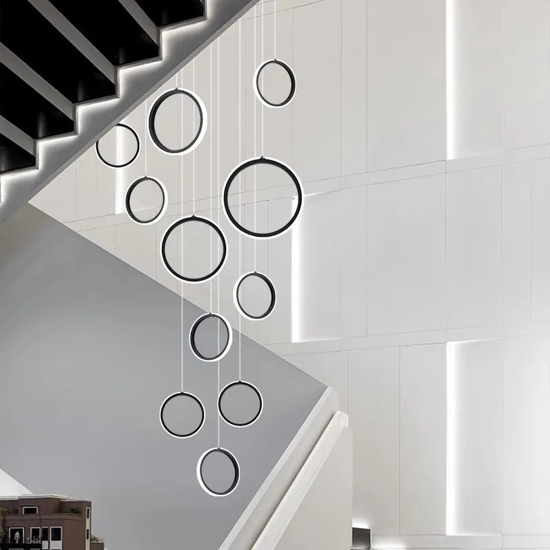 Modern home decor ring led lights pendant light lamps for living room Chandeliers for dining room hanging light indoor lighting