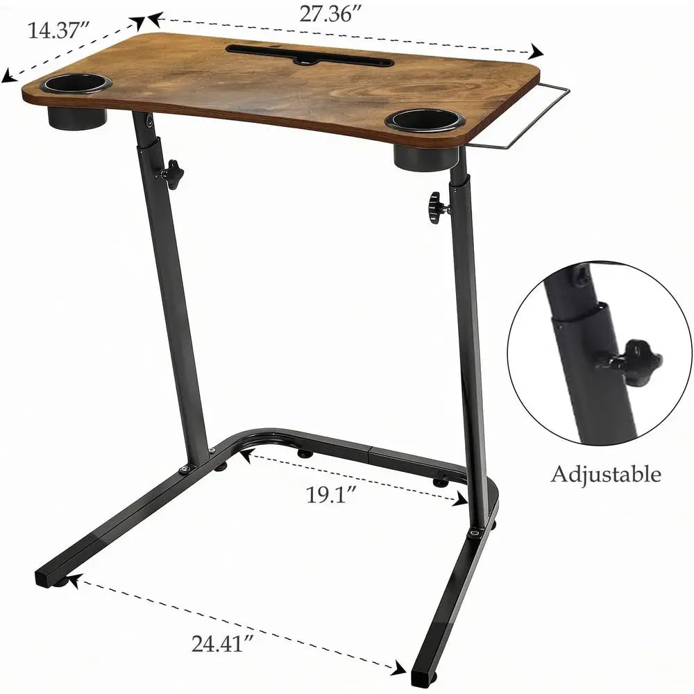 Height-Adjustable Desk for Treadmill Walking, 30-47, Portable, Heavy-Duty, Ideal for Home or Office Use with Setup Guide