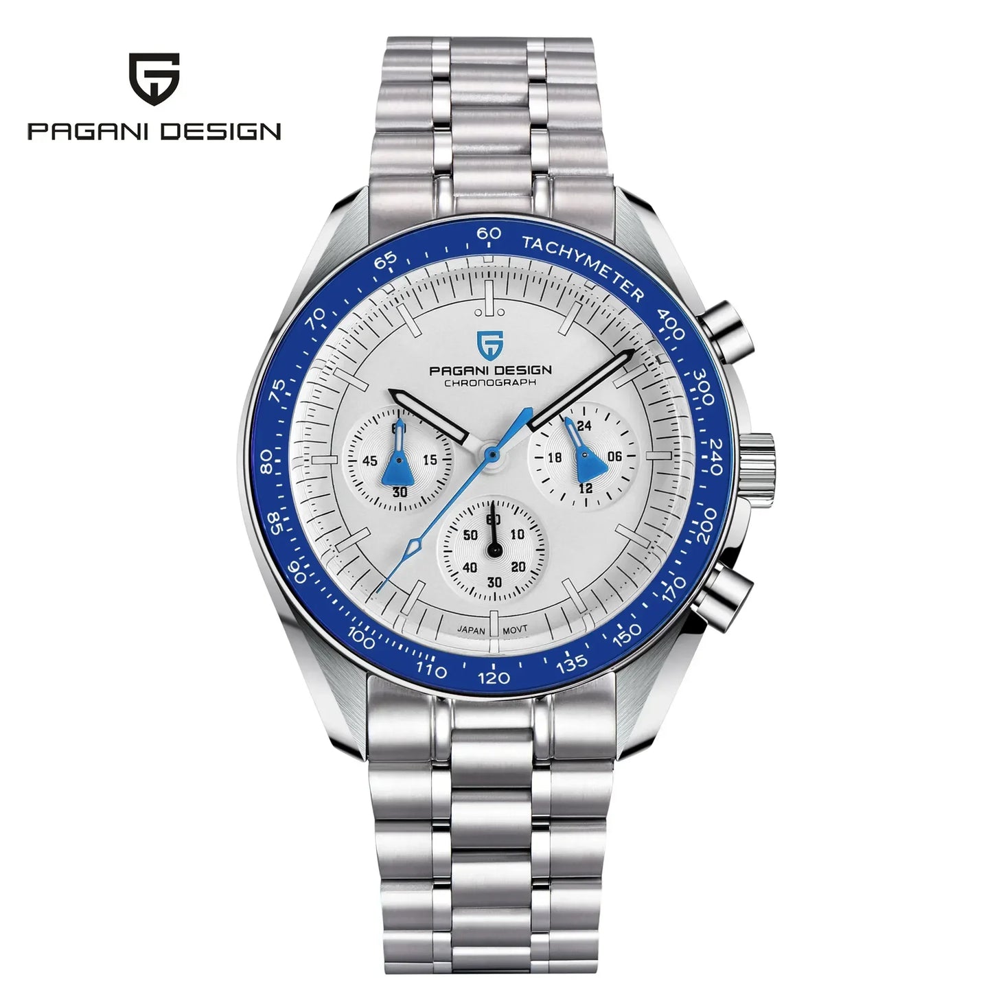 PAGANI DESIGN 2025 New Men's Watches Top Luxury Quartz Watch For Men Auto Date Speed Chronograph AR Sapphire Mirror Wrist watch