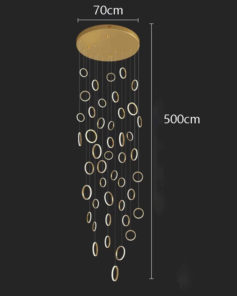 Modern home decor ring led lights pendant light lamps for living room Chandeliers for dining room hanging light indoor lighting