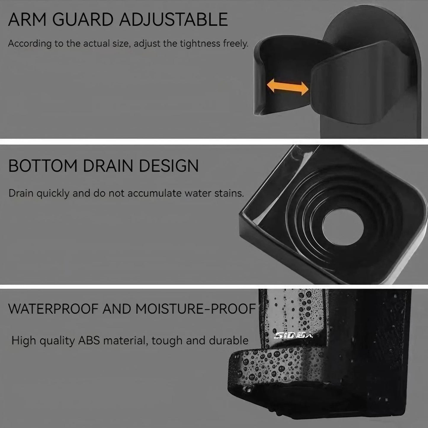 Bathroom Shaver Rack Wall Mounted Shaving Razor Holder Electric Toothbrush Holder Space Saving Traceless Toothbrush Organizer