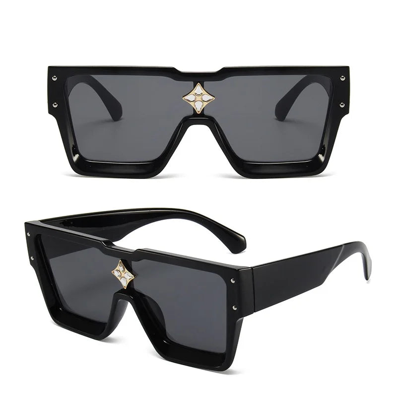 Stylish Cyclone Luxury Sunglasses for Men Women Brand Designer Square Sun Glasses Driving Aviation Fashion Shades UV400