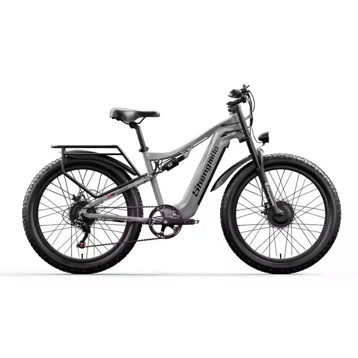 Shengmilo S600 26 Inch 2000W 48V 17.5Ah Battery EU USA 7 Speed Aluminum Alloy Frame Tube Electric Bike